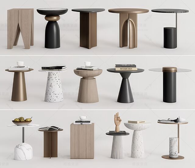 茶几SU模型下载-1