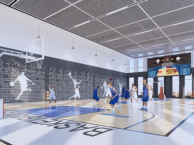 体育馆SU模型下载-1