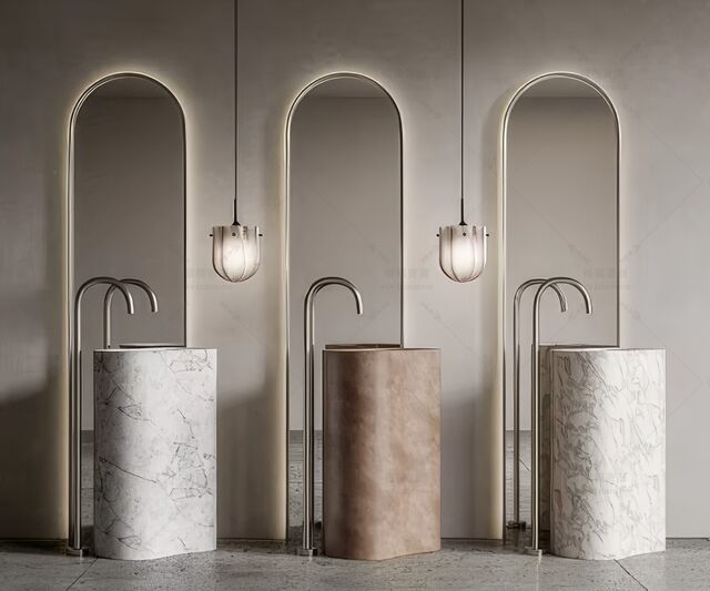 洗手盆SU模型下载-1