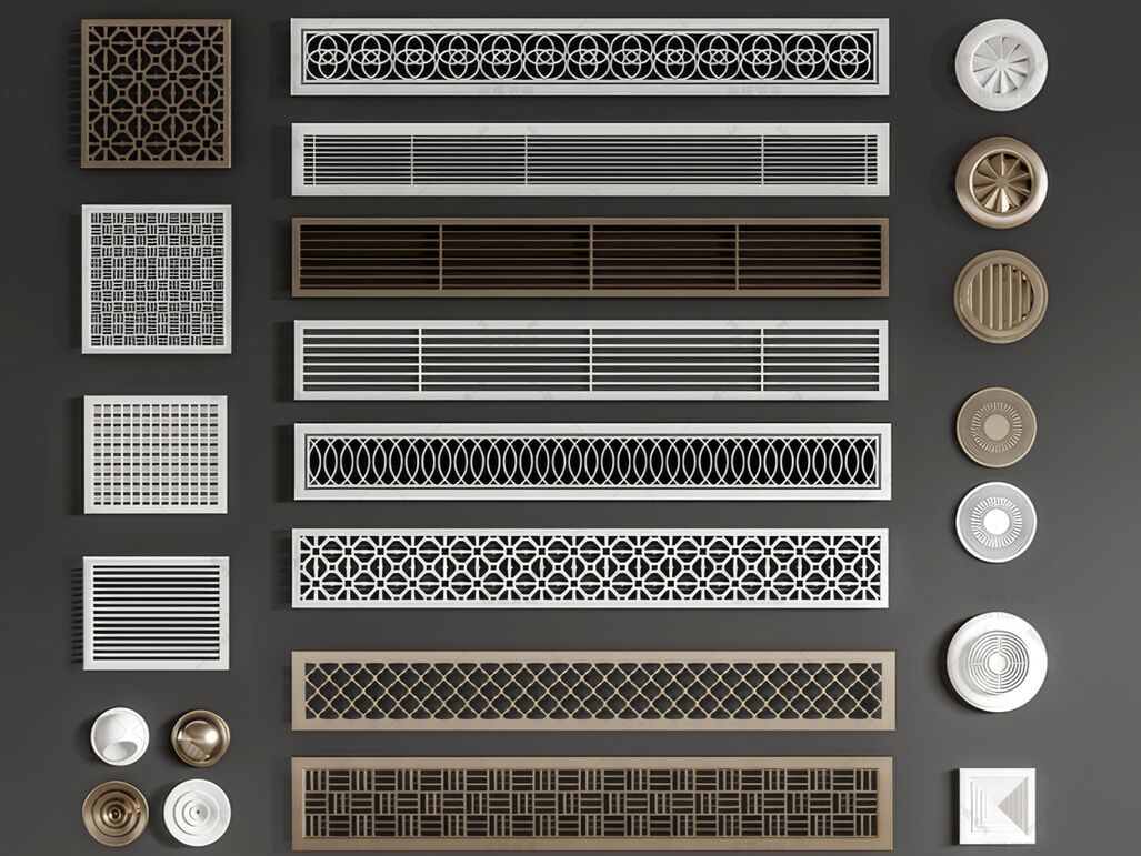 空调出风口SU模型下载-1