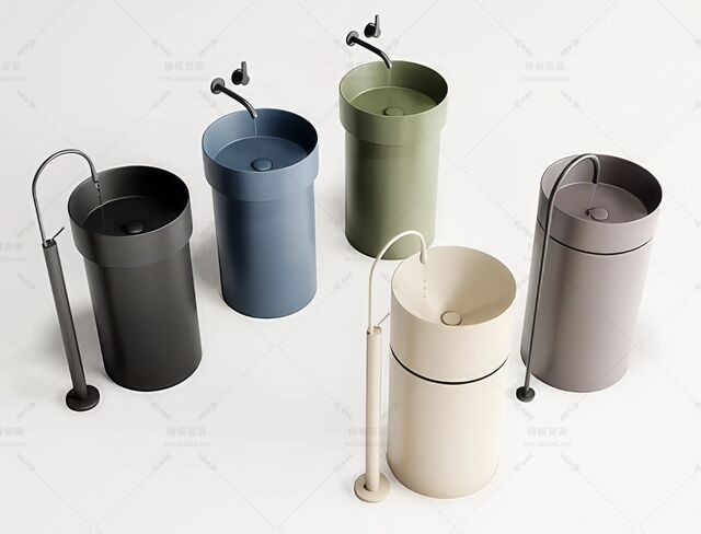 洗手盆SU模型下载-1