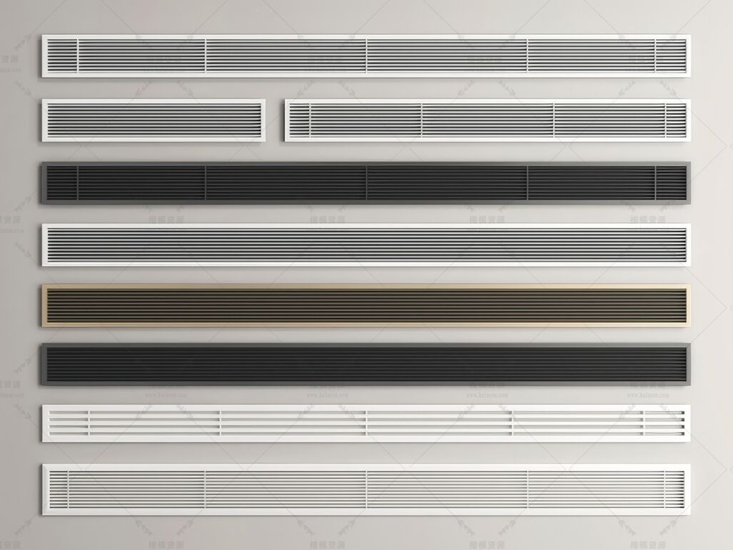 空调出风口SU模型下载-1