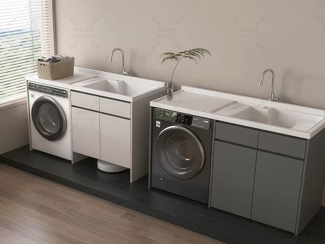 洗衣机柜SU模型下载-1