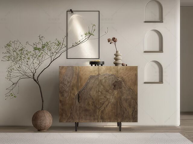 玄关柜SU模型下载-1