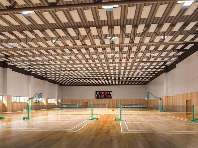 体育馆SU模型下载-1