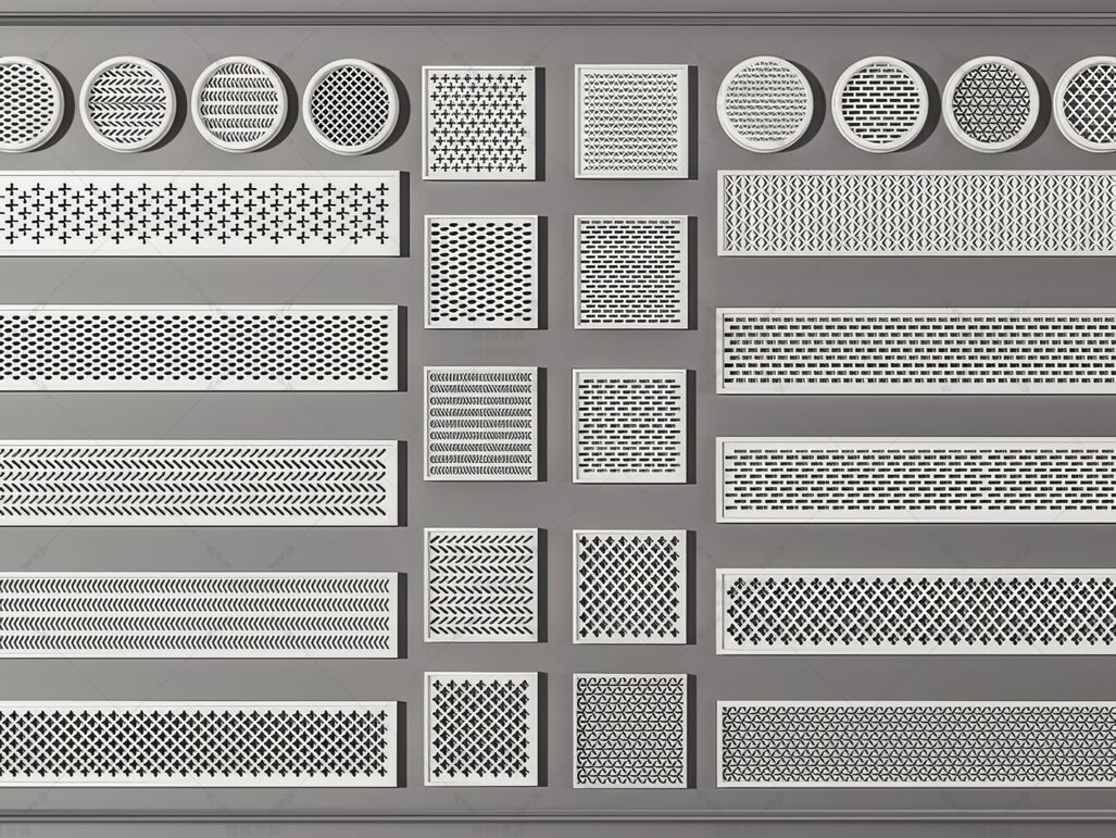 空调出风口SU模型下载-1