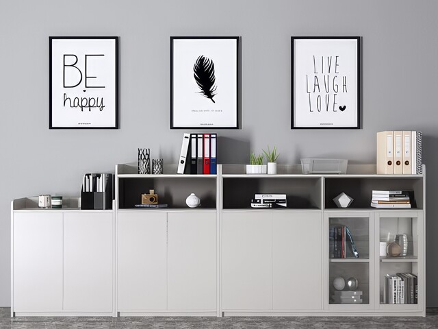 文件档案柜SU模型下载-1