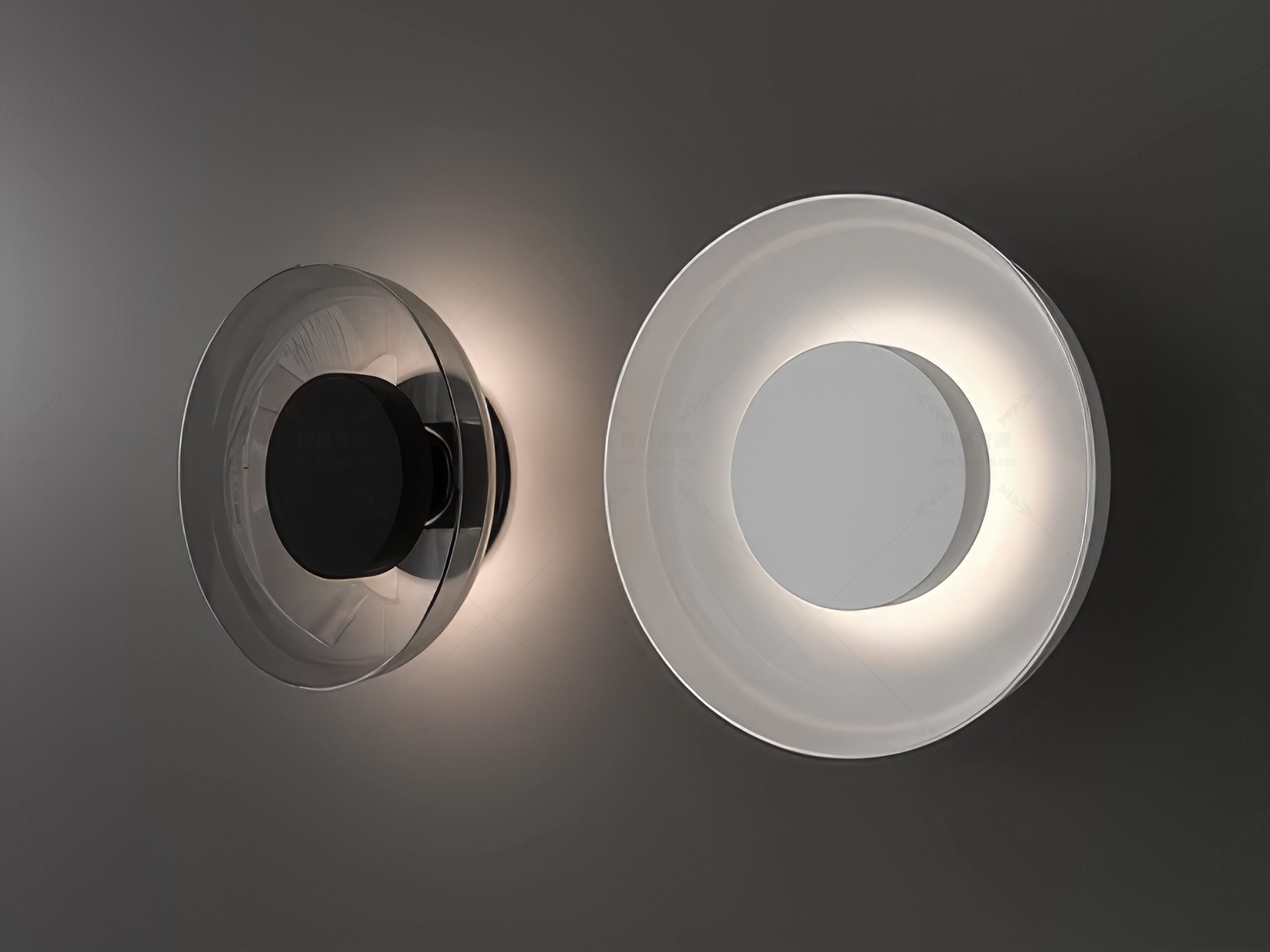 现代轻奢壁灯SU模型下载-1