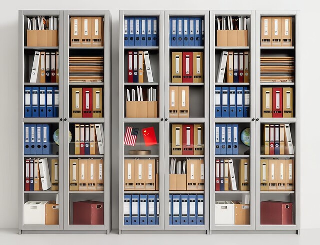 文件档案柜SU模型下载-1