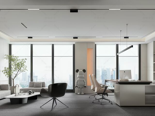 总经理办公室SU模型下载-1