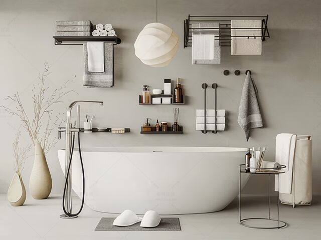 浴缸SU模型下载-1