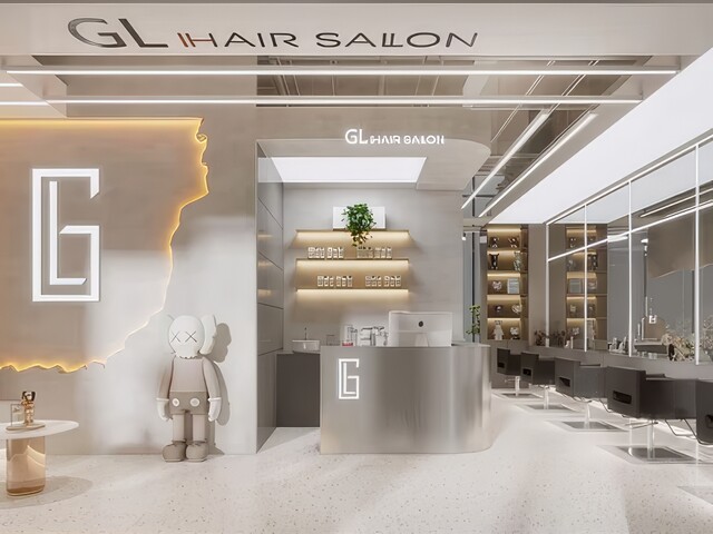 理发店SU模型下载-1