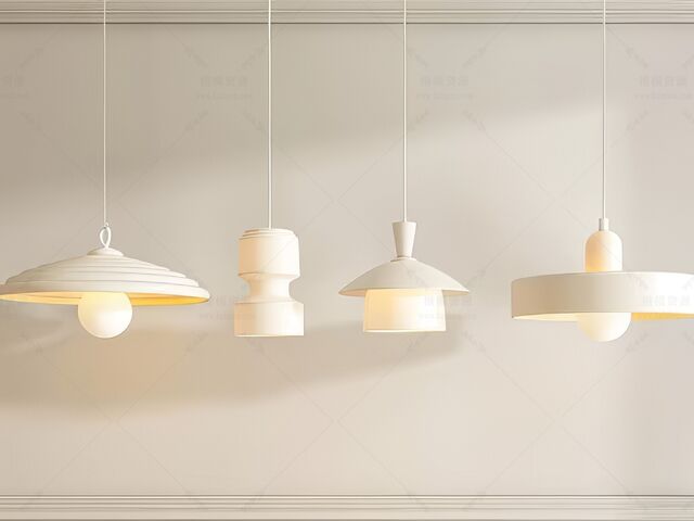 吊灯SU模型下载-1