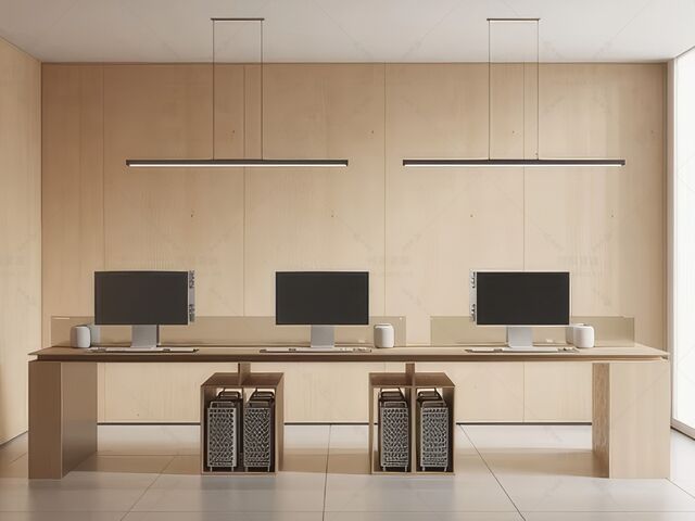 办公区SU模型下载-1