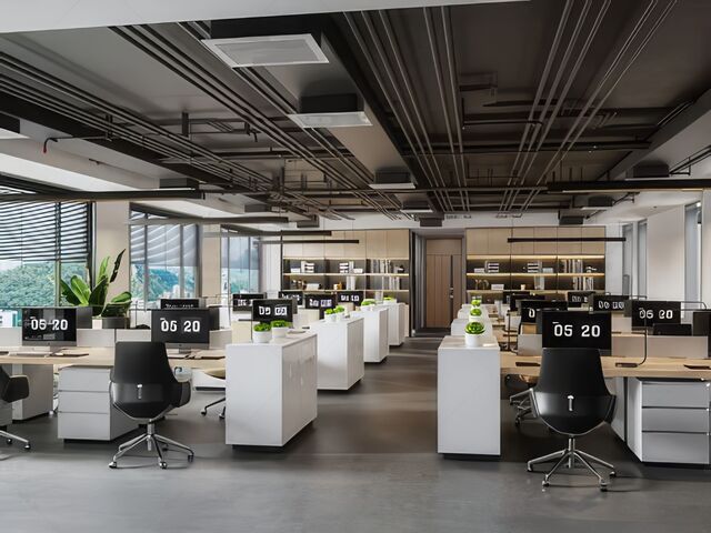 办公区SU模型下载-1