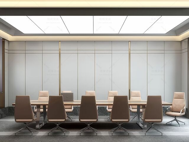 会议室SU模型下载-1