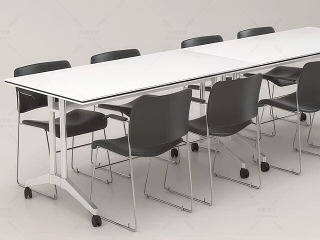 办公卡位SU模型下载-1