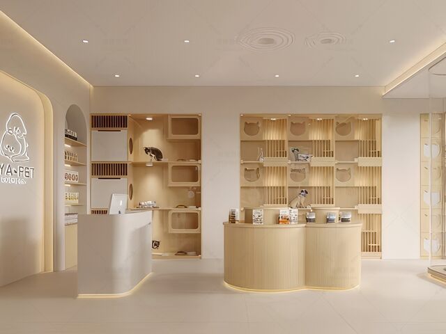 宠物店猫舍SU模型-1