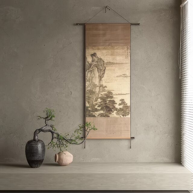 中式装饰画SU模型-1