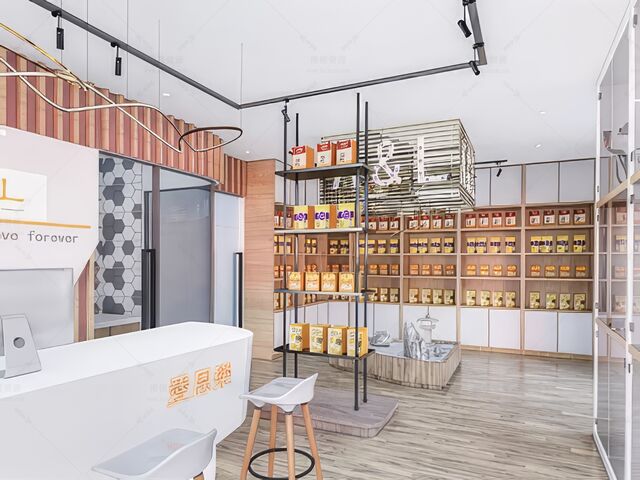 宠物店猫舍SU模型-1