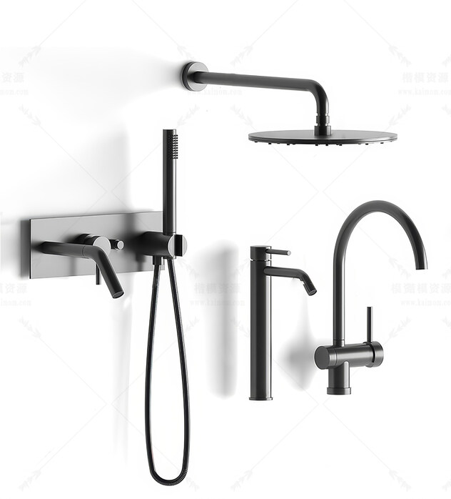 花洒SU模型下载-1