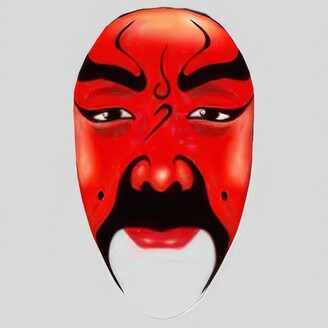 脸谱SU模型下载-1