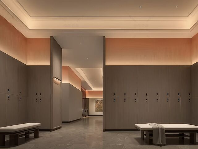 更衣室SU模型下载-1