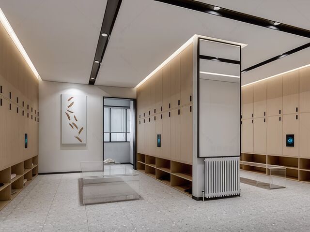 更衣室SU模型下载-1