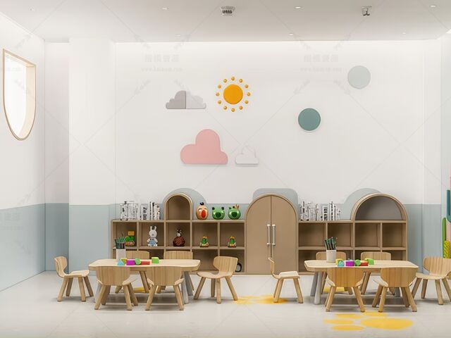 幼儿早教中心SU模型-1