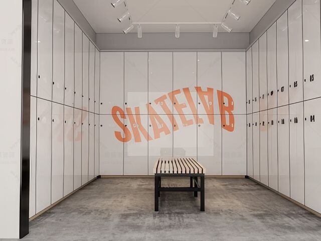 更衣室SU模型下载-1