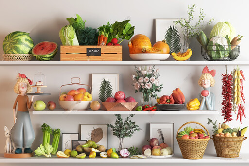 水果蔬菜su模型新-1