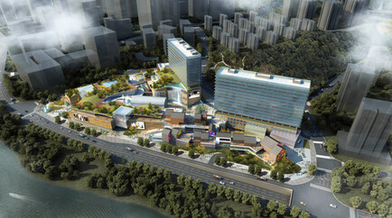 商业街建筑景观SU模型-11