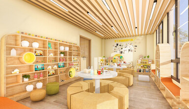 陶艺手工坊su模型-1