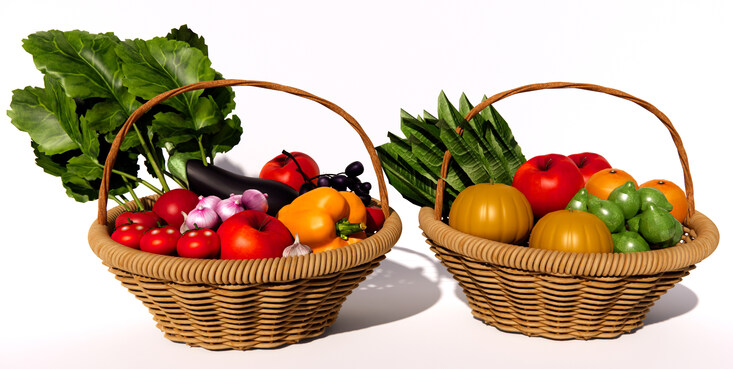 水果蔬菜su模型新-1