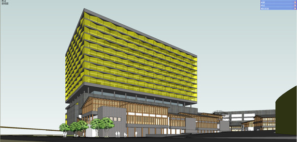 商业街建筑景观SU模型-27