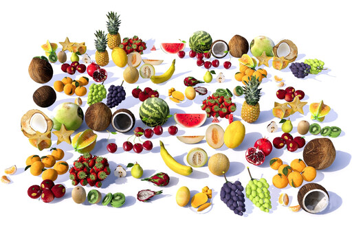 水果蔬菜su模型新-1