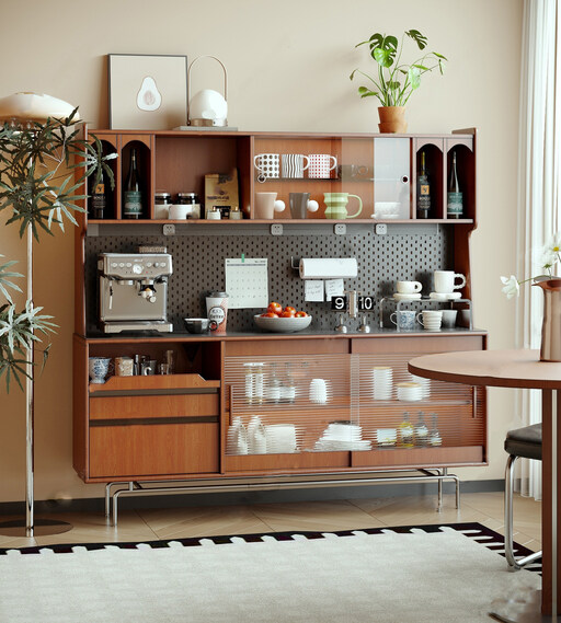 中古风装饰柜SU模型-1