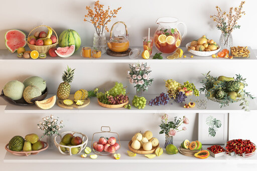 水果蔬菜su模型新-1