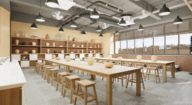 陶艺手工坊su模型-1