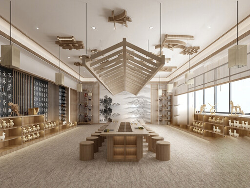 陶艺手工坊su模型-1
