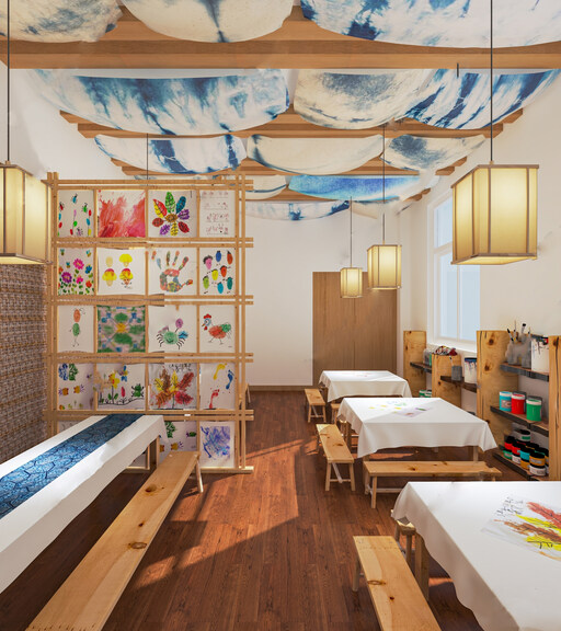 陶艺手工坊su模型-1