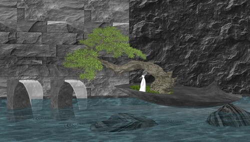 松树罗汉松su模型-1