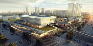 商业街建筑景观SU模型-1