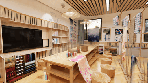 陶艺手工坊su模型-1