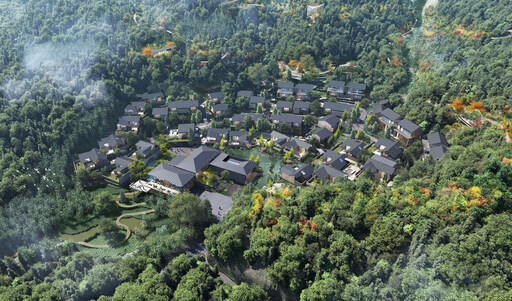 乡村规划度假村su模型-1