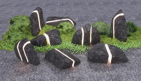 黑山石su模型-1