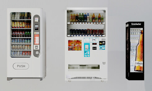 自动售卖机su模型-1