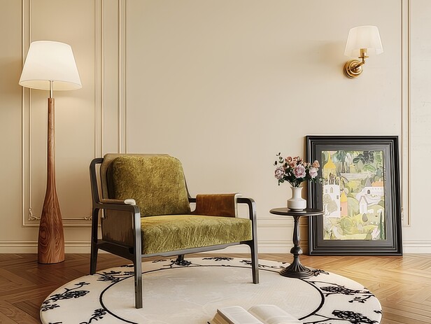 单人沙发SU模型下载-1