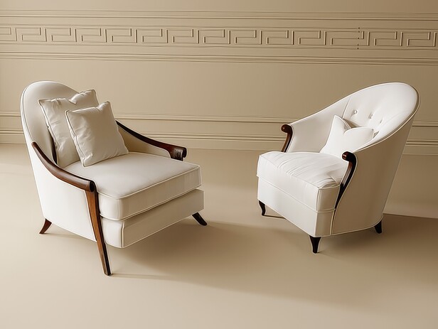 单人沙发SU模型下载-1