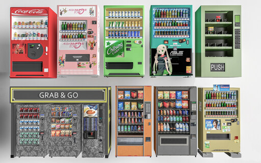 自动售卖机su模型-1